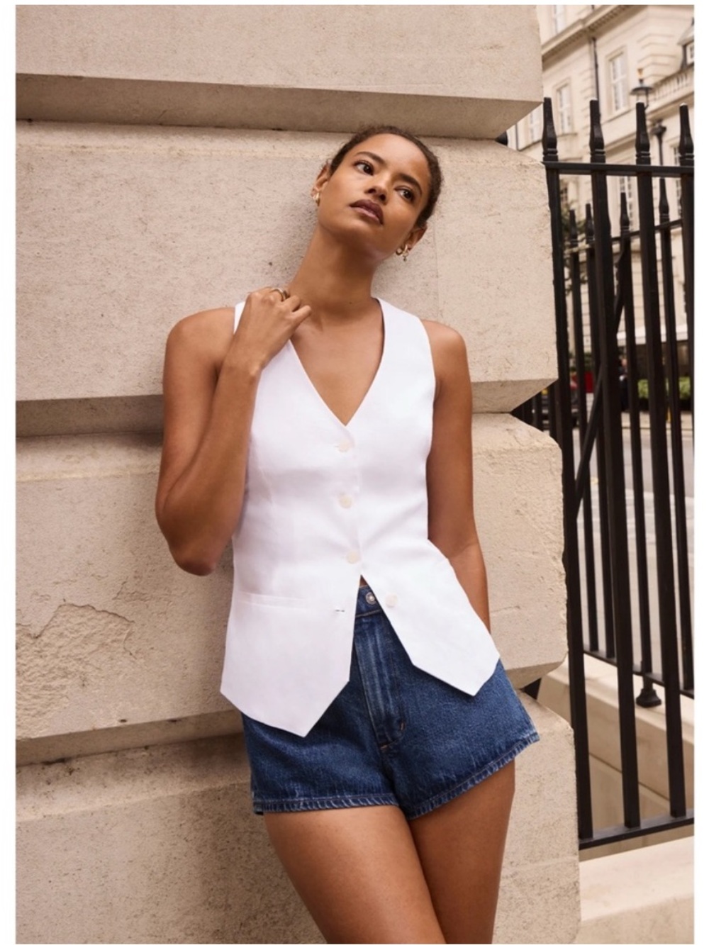 Favorite Daughter The Jones Linen Vest